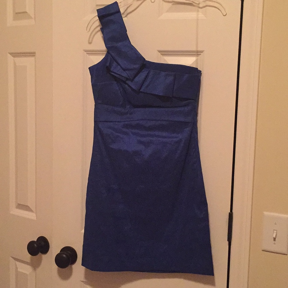 Royal blue cocktail dress, size Medium